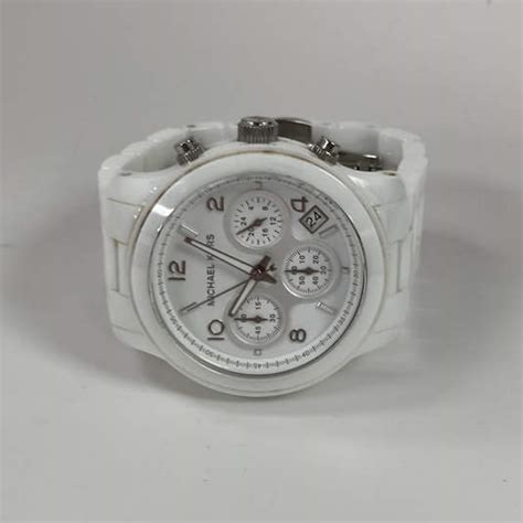 white ceramic watch bracelet fit michael kors mk5161|michael kors watch for sale.